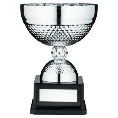 Picture of Silver Dimple Bowl Trophy With Plate
