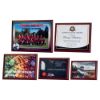 Picture of Rosewood Plaque With White Sublimation Front (Landscape) - 8 X 10in