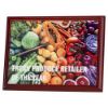 Picture of Rosewood Plaque With White Sublimation Front (Landscape) - 6 X 8in