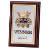 Picture of Rosewood Plaque With White Sublimation Front (Portrait) - 4 X 6in