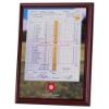 Picture of Rosewood Plaque With White Sublimation Front (Portrait) - 6 X 8in