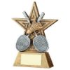 Picture of Brz|pew|gold Badminton Star Line Series With Plate - 6in