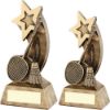 Picture of Brz|gold Badminton Rackets|shuttlecock With Shooting Star With Plate - 5.75in
