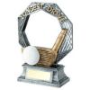 Picture of Brz|pew|white Golf Octagon Series With Plate Longest Drive - 6in