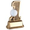 Picture of Brz|gold Golf Hole In One Ball Holder With Plate - 6in