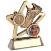 Picture of Brz|gold Athletics Mini Star With Plate (1in Centre) - 4.25in