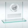 Picture of Jade|silver Glass With Squash Insert And Plate - 3.25in