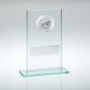 Picture of Jade|silver Glass With Squash Insert And Plate - 5.5in