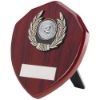 Picture of Rosewood Shield And Silver Trim Assembled Trophy (1in Centre) - 5in