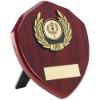 Picture of Rosewood Shield And Gold Trim Assembled Trophy (1in Centre) - 5in