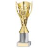 Picture of Gold|white Plastic Flash Cup Assembled On Marble (1in Cen) - 9in
