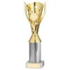 Picture of Gold|white Plastic Flash Cup Assembled On Marble (1in Cen) - 10in