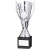 Picture of Silver Plastic Flash Cup On Black Marble Assembled Trophy (1" Cen) - 8in
