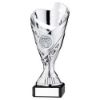 Picture of Silver Plastic Sabre Cup On Black Marble Assembled Trophy (1" Cen) - 6.75in