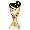 Picture of Gold|black Plastic Sabre Cup Assembled On Marble (1in Cen) - 7in