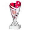 Picture of Silver|pink Plastic Sabre Cup Assembled On Marble (1in Cen) - 7in