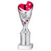 Picture of Silver|pink Plastic Sabre Cup Assembled On Marble With Tube (1in Cen) - 9in