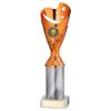 Picture of Copper|white Plastic Sabre Cup Assembled On Marble (1in Cen) - 10in