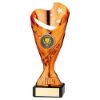 Picture of Copper Plastic Sabre Cup On Black Marble Assembled Trophy (1" Cen) - 6.75in