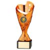 Picture of Copper Plastic Sabre Cup On Black Marble Assembled Trophy (1" Cen) - 7.25in