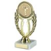 Picture of Gold Wreath Holder Assembled On Marble (2in Centre) - 6.75in