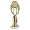 Picture of Gold Wreath Holder Assembled On Marble With Tube - (2" Cen|3" Tube) 9.75in