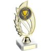 Picture of Gold Plastic Laurel Holder Assembled On Marble (2in Centre) - 7in