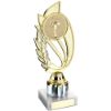 Picture of Gold|silv Plastic Laurel Holder Assembled On Marble - (2" Cen|1" Tube) 8in