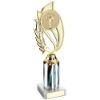 Picture of Gold|silv Plastic Laurel Holder Assembled On Marble - (2" Cen|3" Tube) 10in