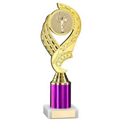 Picture of Gold~purple Olympic Holder Assembled On Marble