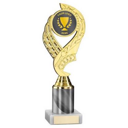 Picture of Gold~white Olympic Holder Assembled On Marble