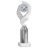 Picture of Silver|white Olympic Holder Assembled On Marble - (2" Cen|3" Tube) 10in