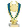Picture of Gold|blue Diamond Holder Assembled On Marble - (2in Centre) 6.75in