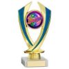 Picture of Gold|blue Diamond Holder Assembled On Marble - (2in Centre) 6.75in