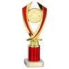 Picture of Gold|red Diamond Holder Assembled On Marble - (2" Cen|2" Tube) 8.75in