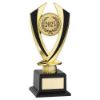 Picture of Gold|black Diamond Holder On Base (2in Centre) - 8.25in