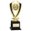 Picture of Gold|black Diamond Holder On Base (2in Centre) - 8.75in