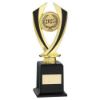 Picture of Gold|black Diamond Holder On Base (2in Centre) - 9.75in