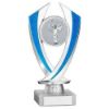 Picture of Silver|blue Diamond Holder Assembled On Marble - (2in Centre) 6.75in