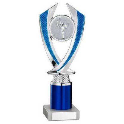 Picture of Silver~blue Diamond Holder Assembled On Marble