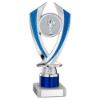 Picture of Silver|blue Diamond Holder Assembled On Marble - (2" Cen|1" Tube) 7.75in