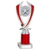 Picture of Silver|red Diamond Holder Assembled On Marble - (2" Cen|2" Tube) 8.75in