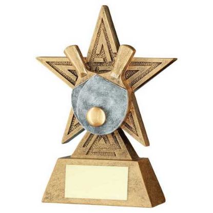 Picture of Brz~pew~gold Table Tennis Star Line Series With Plate