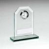Picture of Jade Glass Clock With Plate - 5.25in
