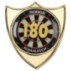Picture of Darts 180 Metal Shield Badge - 1.5in