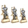 Picture of Brz|gold|pew Male Darts Figure With Star Backing With Plate (1in Centre) - 9in