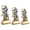 Picture of Brz|gold|pew Female Darts Figure With Star Backing With Plate (1in Centre) - 6in