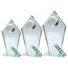 Picture of Jade Glass Pointed Plaque With Dartboard And Plate - 5.75in
