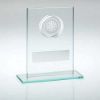 Picture of Jade|silver Glass With Darts Insert And Plate - 4.5in