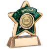 Picture of Mini Star House With Plate (1in Centre) Brz|gold|green - 3.75in